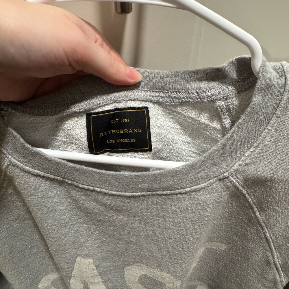 Gray Free People 'East Coast' Sweatshirt - Picture 2 of 6